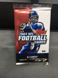 Factory Sealed 2004 Topps Football 6 Card Retail Pack - Ben Roethlisberger Rookie Card?