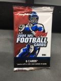 Factory Sealed 2004 Topps Football 6 Card Retail Pack - Ben Roethlisberger Rookie Card?