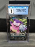 CGC Graded 2020 Pokemon Darkness Ablaze #99 GALARIAN SLOWBRO V Holofoil Rare Trading Card - MINT 9