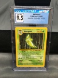 CGC Graded 1999 Pokemon Base Set Unlimited #54 METAPOD Trading Card - GEM MINT 9.5