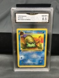 GMA Graded 1999 Pokemon Fossil 1st Edition #52 OMANYTE Trading Card - NM-MT+ 8.5