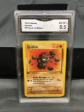 GMA Graded 1999 Pokemon Fossil 1st Edition #47 GEODUDE Trading Card - NM-MT+ 8.5