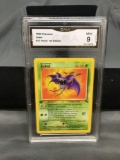 GMA Graded 1999 Pokemon Fossil 1st Edition #57 ZUBAT Trading Card - MINT 9