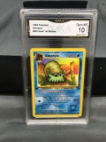 GMA Graded 1999 Pokemon Fossil 1st Edition #52 OMANYTE Trading Card - GEM MINT 10