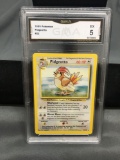 GMA Graded 1999 Pokemon Base Set Unlimited #22 PIDGEOTTO Trading Card - EX 5