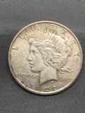 1922-D United States Peace Silver Dollar - 90% Silver Coin from Estate