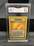 GMA Graded 1999 Pokemon Base Set Unlimited #89 REVIVE Trading Card - NM-MT+ 8.5