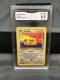 GMA Graded 2000 Pokemon Base 2 Set #56 PERSIAN Trading Card - EX-NM+ 6.5