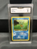 GMA Graded 1999 Pokemon Fossil Unlimited #49 HORSEA Trading Card - MINT 9