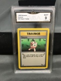 GMA Graded 1999 Pokemon Fossil Unlimited #61 RECYCLE Trading Card - MINT 9