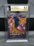 BGS Graded 2020 Pokemon Champion's Path ETB Promo #SWSH050 CHARIZARD V Holofoil Rare Trading Card -