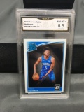 GMA Graded 2018-19 Donruss Optic #160 MO BAMBA Magic ROOKIE Basketball Card - NM-MT+ 8.5