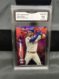 GMA Graded 2020 Topps Chrome Pink Refractor BRYCE HARPER Nationals Phillies Baseball Card - GEM MINT