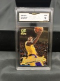 GMA Graded 1996-97 Ultra #52 KOBE BRYANT Lakers ROOKIE Basketball Card - MINT 9