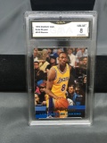 GMA Graded 1996-97 Stadium Club KOBE BRYANT Lakers ROOKIE Basketball Card - NM-MT 8