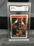 GMA Graded 1988-89 Fleer #92 CLYDE DREXLER Blazers Vintage Basketball Card - EX-NM 6