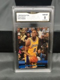 GMA Graded 1996-97 Stadium Club KOBE BRYANT Lakers ROOKIE Basketball Card - NM-MT 8