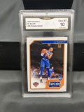 GMA Graded 2019-20 Panini Chronicles Threads RJ BARRETT Knicks ROOKIE Basketball Card - GEM MINT 10