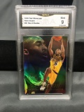 GMA Graded 1996-97 Flair Showcase Row 2 #31 KOBE BRYANT Lakers ROOKIE Basketball Card - MINT 9