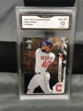 GMA Graded 2020 Topps Chrome Ben Baller #3 BOBBY BRADLEY Indians ROOKIE Baseball Card - GEM MINT 10