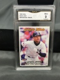 GMA Graded 1998 Ultra Artistic Talents DEREK JETER Yankees Insert Baseball Card - MINT 9