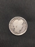 1900 United States Barber Silver Dime - 90% Silver Coin