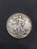 1935 United States Walking Liberty Silver Half Dollar - 90% Silver Coin from Estate