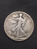 1919-S United States Walking Liberty Silver Half Dollar - 90% Silver Coin from Estate