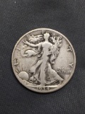 1934-S United States Walking Liberty Silver Half Dollar - 90% Silver Coin from Estate