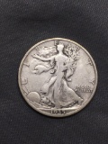 1935-S United States Walking Liberty Silver Half Dollar - 90% Silver Coin from Estate