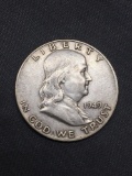 1949-S United States Franklin Silver Half Dollar - 90% Silver Coin from Estate