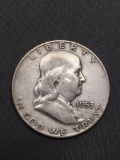 1953-S United States Franklin Silver Half Dollar - 90% Silver Coin from Estate