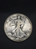 1939-D United States Walking Liberty Silver Half Dollar - 90% Silver Coin from Estate