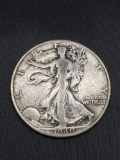 1940-S United States Walking Liberty Silver Half Dollar - 90% Silver Coin from Estate