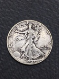 1941 United States Walking Liberty Silver Half Dollar - 90% Silver Coin from Estate