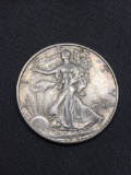 1941-S United States Walking Liberty Silver Half Dollar - 90% Silver Coin from Estate