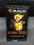 Factory Sealed Magic the Gathering CORE 2021 15 Card Booster Pack