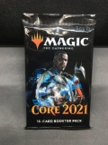 Factory Sealed Magic the Gathering CORE 2021 15 Card Booster Pack