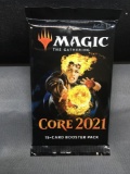 Factory Sealed Magic the Gathering CORE 2021 15 Card Booster Pack