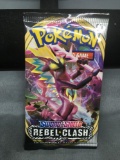 Factory Sealed Pokemon Sword & Shield REBEL CLASH 10 Card Booster Pack