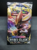 Factory Sealed Pokemon Sword & Shield REBEL CLASH 10 Card Booster Pack