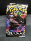 Factory Sealed Pokemon Sword & Shield REBEL CLASH 10 Card Booster Pack