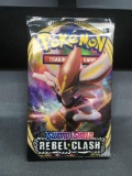 Factory Sealed Pokemon Sword & Shield REBEL CLASH 10 Card Booster Pack