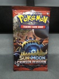 Factory Sealed Pokemon Sun & Moon CRIMSON INVASION 10 Card Booster Pack