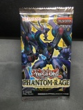 Factory Sealed Yugioh PHANTOM RAGE 1st Edition English 9 Card Booster Pack