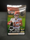 Factory Sealed 2020 Panini Mosaic Football 6 Card Pack - Joe Burrow Rookie?