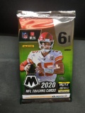 Factory Sealed 2020 Panini Mosaic Football 6 Card Pack - Joe Burrow Rookie?