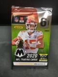 Factory Sealed 2020 Panini Mosaic Football 6 Card Pack - Justin Herbert Rookie?