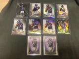 10 Card Lot of 2014 TEDDY BRIDGEWATER Panthers Vikings ROOKIE Football Cards from Huge Collection