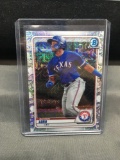 2020 Bowman Chrome Mega Refractor BAYRON LORA Rangers ROOKIE Baseball Card